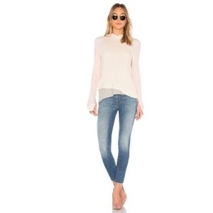 Mother HW Looker Ankle Fray Jeans in size 28